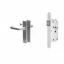 Vrij - en bezet slot met deurkruk blok standaard