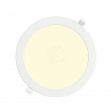 LED downlight - 20 watt  - 3000K - rond 240 mm - gatmaat 225 mm - met snoer en stekker