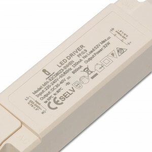 LED driver - 32 watt - 800 mA - niet dimbaar - male plug - snoer en stekker