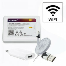 LED WiFi controle box 2.4G voor RGB en CCT met USB aansluitsnoer