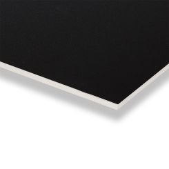 Gipsvinyl - 600x1200  -  zwart  v3 -  afneembaar  -  waterbestendig + alu achterzijde  - pak ( 6 stuks - b kwaliteit daarom goedkoop= 4,32 m² ) 