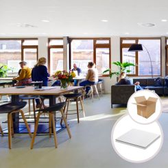 Owa Brillianto A90 - 600x600 - inleg - hoge geluidsabsorptie  -  kan via pakketzending- lage vrachtkosten  € 29  (12st=4,32 m²)