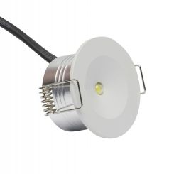 Noodverlichting - systeemplafond - LED 3 watt - wit frame - rond 41 mm - gatmaat 35 mm - anti paniek - geen testknop nodig - adereind aansluiting - met reserve accu #spec