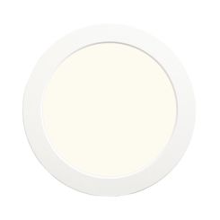 LED downlight 18 watt - 4000K - rond 220 mm - gatmaat 200 mm - 1620 lm - snoer en stekker