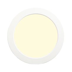 LED downlight 18 watt - 3000K - rond 220 mm - gatmaat 200 mm - 1530 lm - snoer en stekker