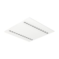 LED louvre paneel - 60x60 cm - wit - CCT 3000 / 3500 / 4000K - UGR<15 - 4500 lm - Philips driver - 30 watt  - snoer en stekker