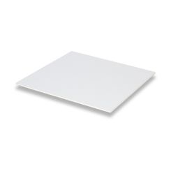 Gipsvinyl plafondplaten 9.5 mm dik - 600x600 - wit - waterbestendig  - afneembaar - vochtwerend  - alu achter folie - handig pak  ( 10 stuk = 3,60 m² )