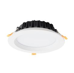LED downlight - 25 watt - dimbaar RGB+CCT - Miboxer 2.4G RF - rond 230 mm - gatmaat 210 mm - adereind aansluiting