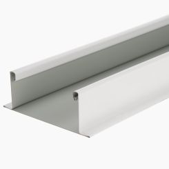 Bandraster profiel breed 100 mm wit gesleufd