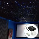 sterrenhemel plafond pro set - 45 watt - 450 fiberdraden - lang 6 meter - RGB+CCT - Twinkle Wheel - set voor 4 m2