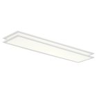 2x LED paneel 30x120 cm - 4000K - 40 watt - 3400 lm - voor natte ruimten - IP65 - adereind (2 stuks)