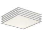 5x LED paneel - Duitse maat - 62,5x62,5 cm - CCT 3000 / 4000 / 6000K - UGR<19 - 34 watt - Philips® CertaDrive  - met adereind