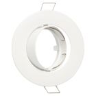 Led spot frame kantelbaar- kleur wit - rond 92 mm - gatmaat 80 mm #basis