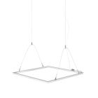 LED paneel Hollow afhangset - staalkabelset - 2 bevestigingspunten - Y afhanging - compleet voor 1 paneel