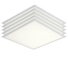 5x LED paneel - 60x60 - CCT 3000 / 4000 / 6000K - UGR<19 - 32 Watt - Philips CertaDrive - met snoer en stekker - (voordeelpak)