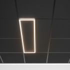 Led Paneel - 30x120 cm -  Hollow - zwart frame - 3 lichtkleuren in paneel 3000 / 4000 /  6000K - 32 Watt - Philips Certa driver - met snoer en stekker