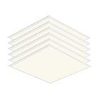 6x LED paneel - 60x60 cm - CCT 2700K tot 6500K - 40 watt - 2,4G RF - dimbaar via afstandsbediening 2,4G RF - met snoer en stekker
